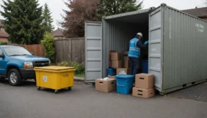 location benne vide maison