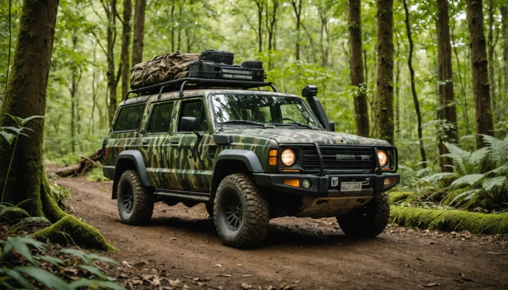 covering camouflage 4x4