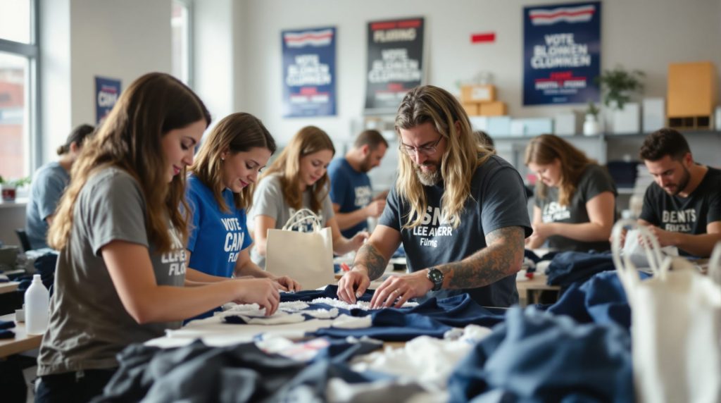 flocage pour les campagnes politiques